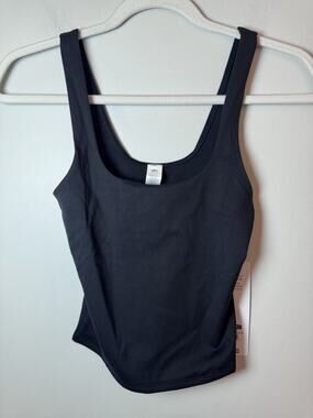 Alo Yoga Softsculpt Precision Tank Top Small Black NWT $75